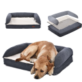 Sofá-cama com almofada para animais de estimação Esteira de tecido para cães Cães